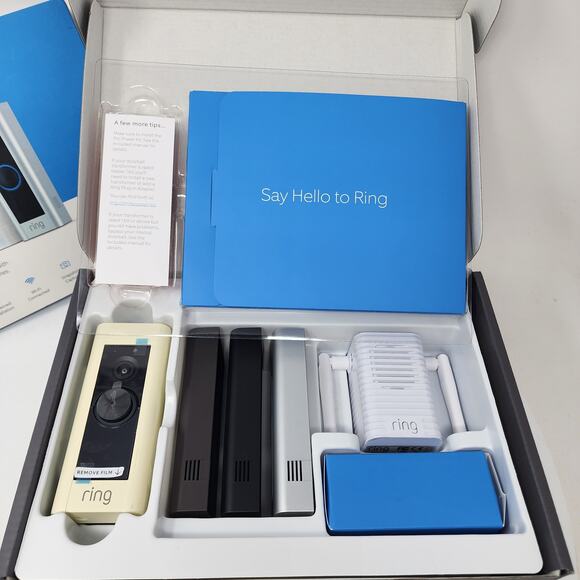 Ring Doorbell Pro Hardwired with Chime Pro Wifi Repeater 2540AH640L-A05FX - Picture 8 of 8